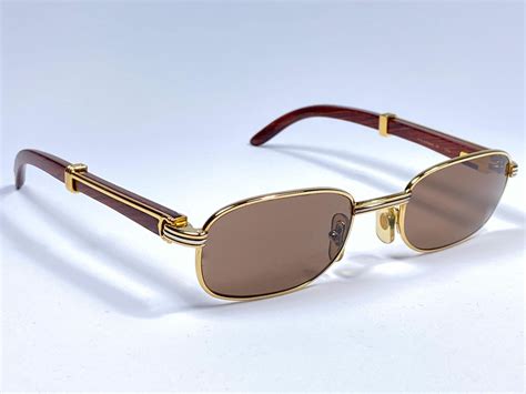 cartier wood frame glasses